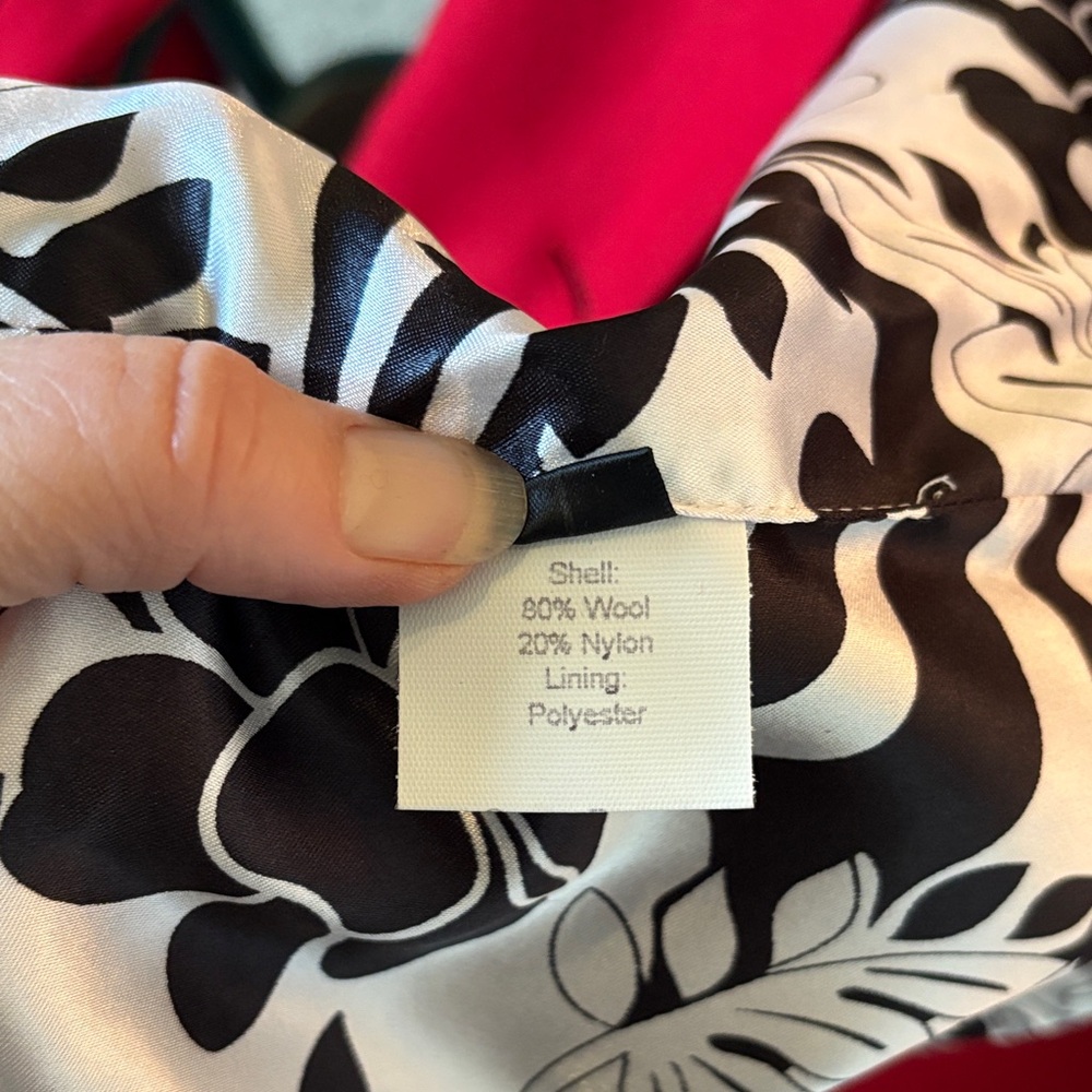 Red Women's Blazer - Picture 5 of 7